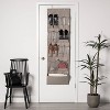 15 Pocket Over the Door Hanging Shoe Organizer Gray - Room Essentials™ - image 2 of 4
