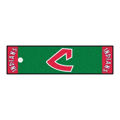 MLB Cleveland Indians 1973 Retro Collection 1.5'x6' Putting Mat - Green