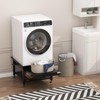 27" Wide Washer & Dryer Pedestal – 16" Height with Pullout Shelf, Adjustable Anti-Vibration Pads, Drain Pan & Hose, for Laundry Room - 2 of 4