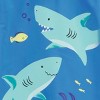 Carter's Just One You&#174 Toddler Boys' Long Sleeve Shark Printed Rash Guard Swimwear Sets - Blue - 3 of 4