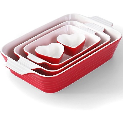 Baking Dish for Oven Casserole Dishes Bakeware Set With Large Deep Baking Dishes Rectangular Non-Stick Baking Pans