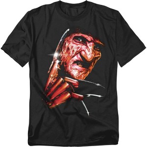Nightmare On Elm Street Freddys Face Adult T-Shirt - 1 of 4