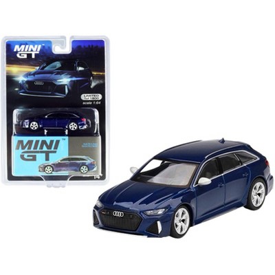 Audi RS 6 Avant Navarra Blue Metallic Limited Edition to 1800 pieces Worldwide 1/64 Diecast Model Car by True Scale Miniatures