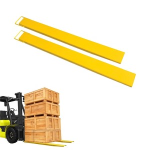 72" Pallet Fork Extensions for Forklift, 4400 Lbs Capacity Forklift Extensions 5.5" Width, Steel 1 Pair Fork Extensions for Forklift, Lift Truck - 1 of 4
