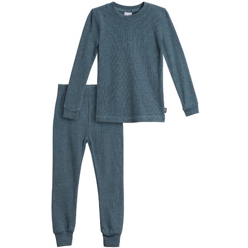 City Threads Boys Usa-made Soft & Cozy Thermal 2-piece Long Johns