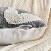 REGALWOVEN Snowflake Fleece Throw Pillow Cover with Wavy Pattern Modern Pillowcase for Sofa Couch Living Room Home Decor 2 Pcs - 3 of 4