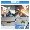 Unique Bargains Left and Right Side Sun Visor with Lamp and Mirror 964019PB0A for Nissan Gray 1 Pair - 4 of 4