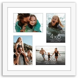 Americanflat 12x12 Collage Picture Frame - Fits Four 4x6 Photos or One 12x12 Picture - 1 of 4