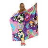 Cartoon Network Powerpuff Girls Flower Exploosion Silk Touch Throw Blanket 50x60 Inches - 4 of 4