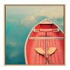Kate & Laurel All Things Decor Sylvie Floating on a Cloud Framed Wall Art by Alicia Bock Natural - 2 of 4