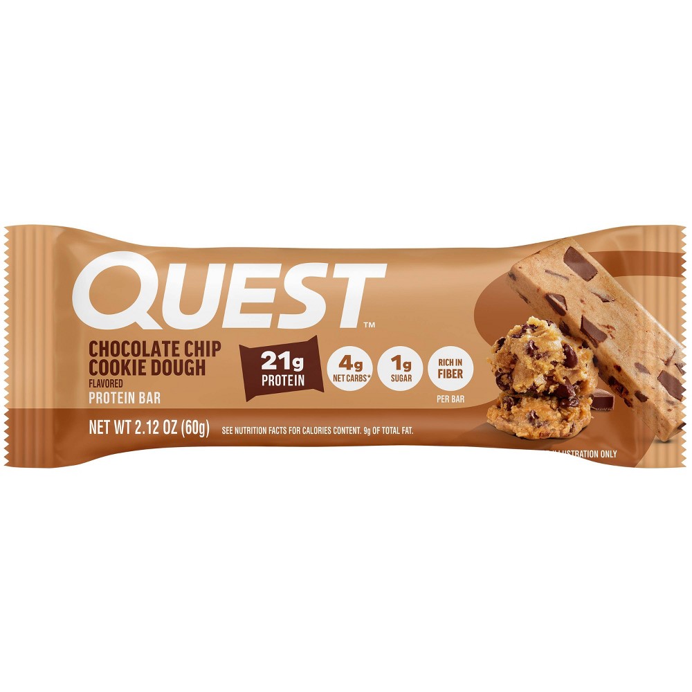 UPC 888849000012 product image for Quest Nutrition Protein Bars - Chocolate Chip Cookie Dough - 2.12oz | upcitemdb.com