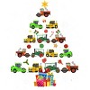 Junior's Design By Humans Christmas Tractor Tree Gift Farmer Shirts Funny Tractor Xmas By VitMon T-Shirt - 2 of 3