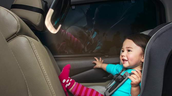 Munchkin Brica Pivot Night Light Baby In-Sight Car Mirror, 2 of 12, play video