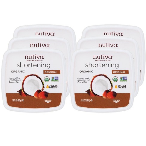 Nutiva Original Organic Shortening - Case Of 6/15 Oz : Target