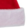 Northlight  Adult Plush Christmas Santa Hat - Large - Red and White - 4 of 4