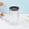 Cameo Toothbrush holder, Holds Your Toothbrushes and Toothpaste - Great Makeup Brush Holder, Non-Slip Protective Silicone Feet, Heavy Duty Glass - 4 of 4
