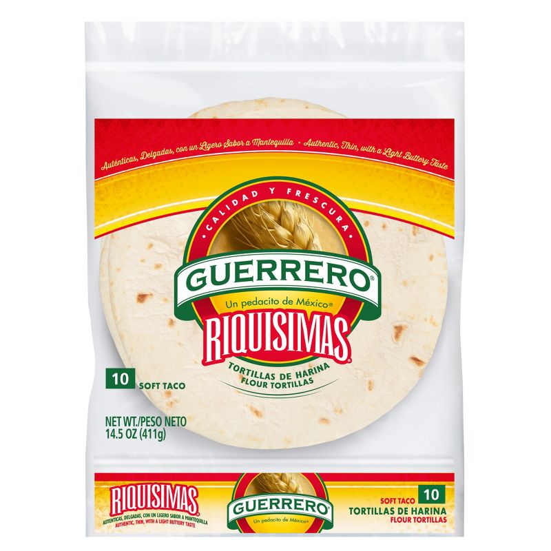 Guerrero Tortillas De Harina Riquisimas - 14.5oz/10ct, 1 of 11