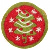 Ganz 4.0 Inch Woven Holiday Coasters Santa Gnome Snowman Christmas Tree Coasters - 2 of 4