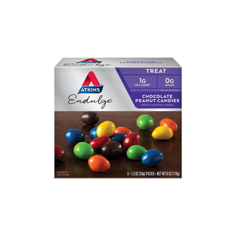 UPC 637480075756 product image for Atkins Endulge Chocolate Peanut Candies - 5ct/6oz | upcitemdb.com