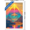 Trends International Ray Heere - UFO Pyramid 1 Framed Wall Poster Prints - 3 of 4