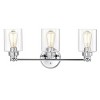 Chloe Lighting Karson Transitional 3 Light Chrome Bath Vanity Fixture 23" Wide - 2 of 4