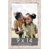 PosterPalooza | Photo Size Shabby Chic White Picture Frame - UV Acrylic, Foam Board Backing, Hanging Hardware - 2 of 4
