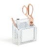 U Brands Locker Magnetic Mesh Mirror Cup White - 3 of 4