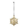 Whisen 3.5x3.5" Snowflake Hanging Ornament, Hanging Home Decor Accents for Christmas Tree, Set of 12 - Gold - 2 of 4