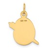 Black Bow Jewelry 14k Yellow Gold & Enameled Artist Palette Pendant - 3 of 4