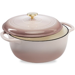 Best Choice Products 7.5 Quart Enamel Cast-Iron Dutch Oven, Heavy-Duty Cookware w/ Dual Handles, Lid - 1 of 4