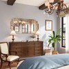 Gold Traditional Mirror Wall Art Decorative Beveled Full Length Mirror Home Decor Bathroom Living Room Bedroom Kitchen - 4 of 4