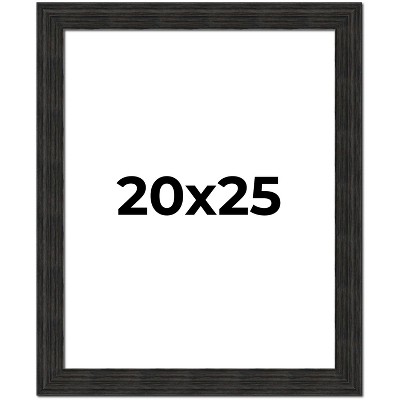 PosterPalooza | Contemporary Black Picture Frame - UV Acrylic, Foam Board Backing, Hanging Hardware
