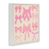 Stupell Industries Trendy Pink Bows Assortment Framed Giclee Art - 2 of 4