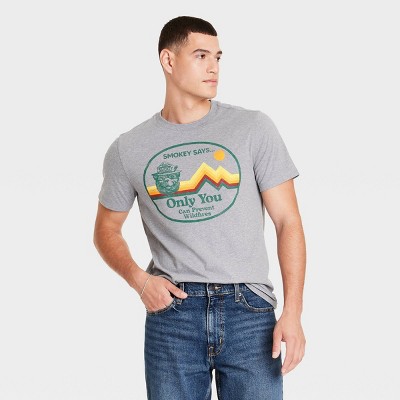 Men's Short Sleeve Graphic T-Shirt - Goodfellow & Co™ Smokey Gray L