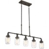 Quoizel Lighting Squire 5 - Light Chandelier in  Rustic Black - 3 of 4