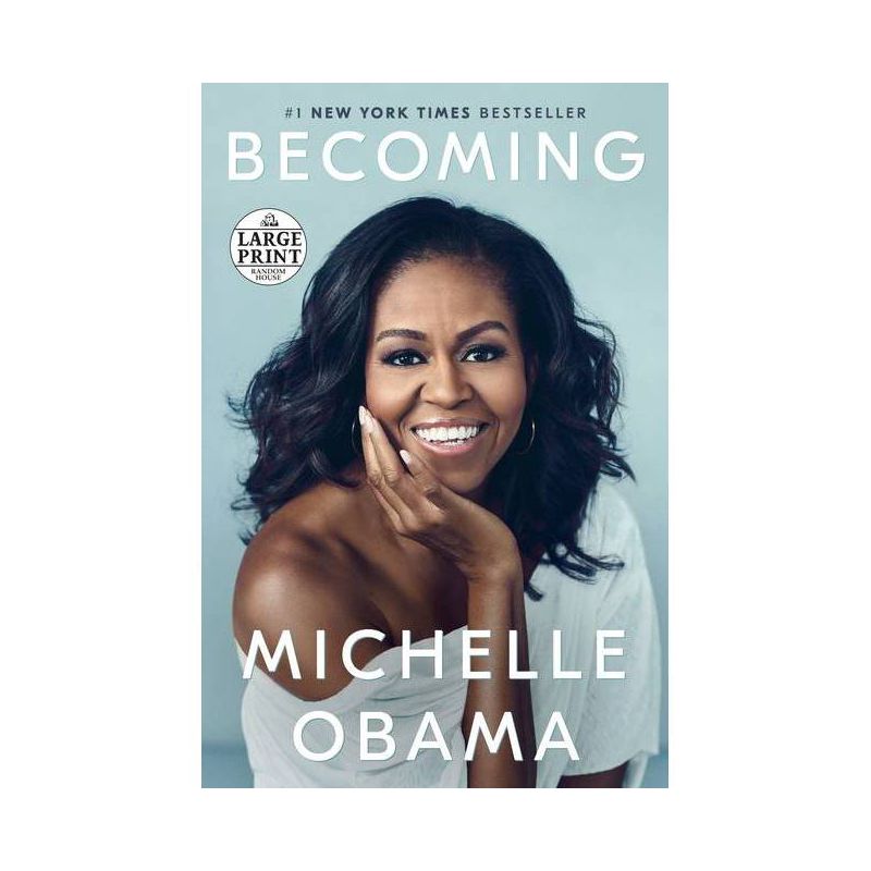 Becoming - Large Print by  Michelle Obama (Paperback), 1 of 2