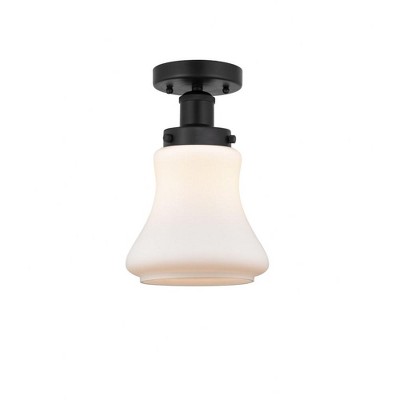 Bellmont - 1 Light Semi-Flush Mount In Industrial Style-8.25 Inches Tall and 6.5 Inches Wide