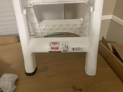 Rubbermaid ez step online folding stool