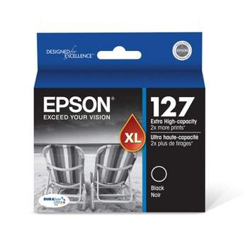 Epson 127 Single & 3pk Ink Cartridges - Black, Multicolor