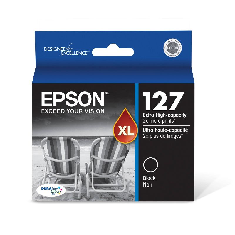 Epson 127 Single & 3pk Ink Cartridges - Black, Multicolor, 1 of 10