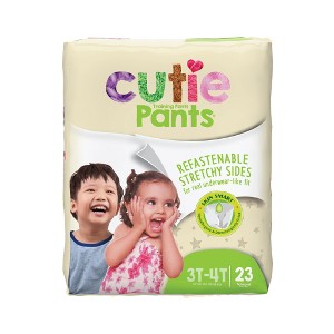 Cutie Pants Toddler Toddler Training Pants Size 3T to 4T 32 to 40 lbs. WP8001/1, 92 Ct - 1 of 2