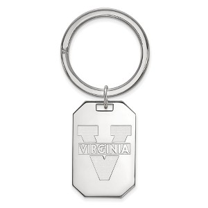 Black Bow Jewelry Sterling Silver Virginia Wahoos NCAA Key Chain - 1 of 3
