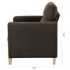 GDFStudio Hannah Comfortable Solid Wood Club Chair with Soft Cushionsa - 4 of 4