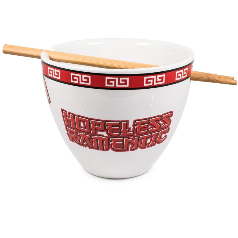 Boom Trendz Bowl Bop Hopeless Ramentic Japanese Dinner Set | 16-Ounce Ramen Bowl, Chopsticks, 2 of 7