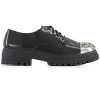 Andrea Women's Metal Toe Patent Oxfords 90799 - 3 of 4