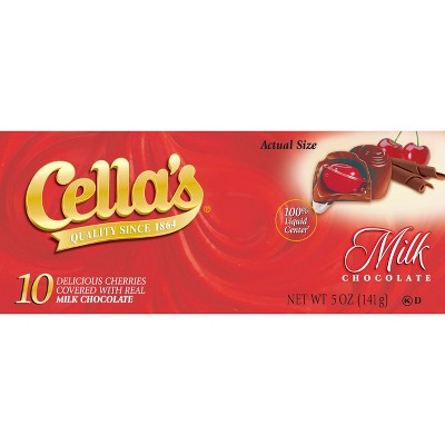 Cella's Holiday Milk Chocolate Cherries - 5oz