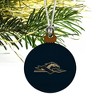 Longwood Primary Logo Mini Small Tiny Wood Christmas Tree Holiday Ornament - 3 of 4