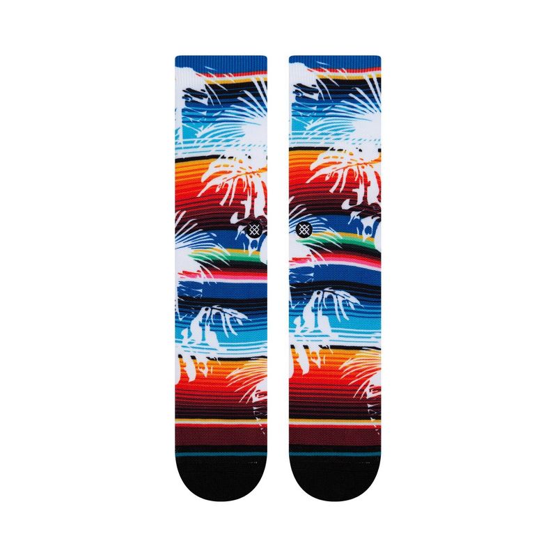 STANCE x WADE Palm Striped Crew Casual Socks, 4 of 5