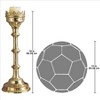 Design Toscano Chartres Cathedral Gothic Candlesticks: Set of Two Grande - 4 of 4