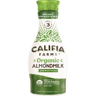 Califia Farms Organic Unsweetened Almond Milk - 48 fl oz